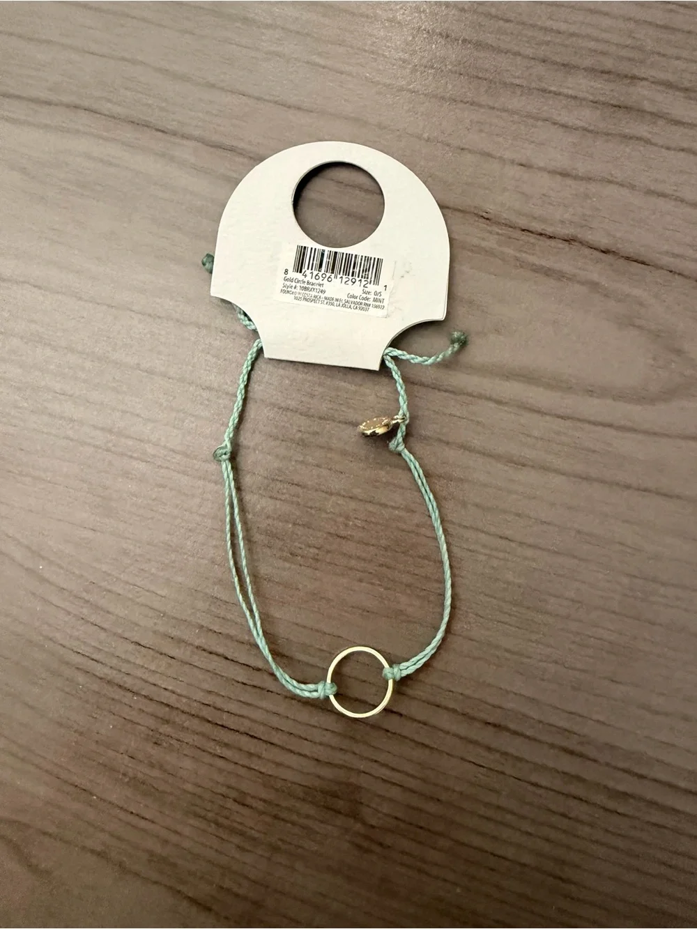 Pura Vida Gold Circle Charm Bracelet